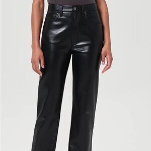 Agolde Black Straight Leg Women's Jeans